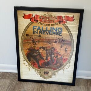 Falling In Reverse Signed 2015 Poster By OG Band Members